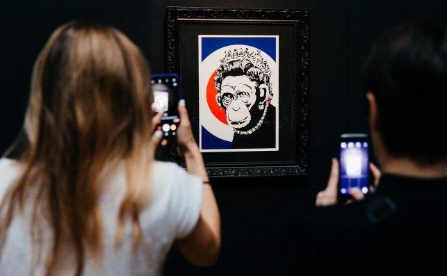La muestra de Banksy en Madrid presenta 70 trabajos del enigmÃ¡tico artista urbano.