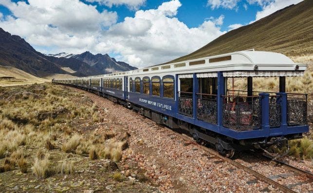 Exterior del Belmond Andean Explorer.