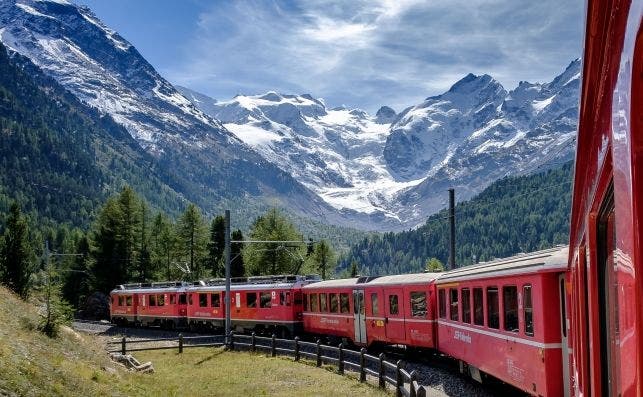 Bernina Express. Foto: Andreas Stutz Unsplash.