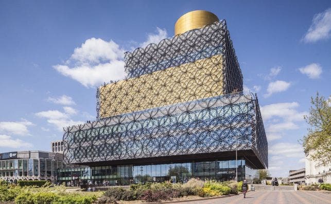 Biblioteca de Birmingham. Foto VisitBritain.