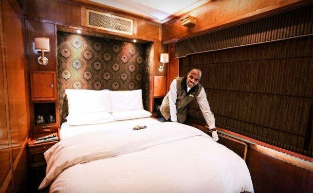 Blue Train luxury suites.