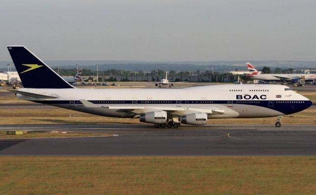 El ave de BOAC, la antecesora de British Airways, llevó a que a esta aerolínea se la conozca como 'speedbird' (ave veloz).