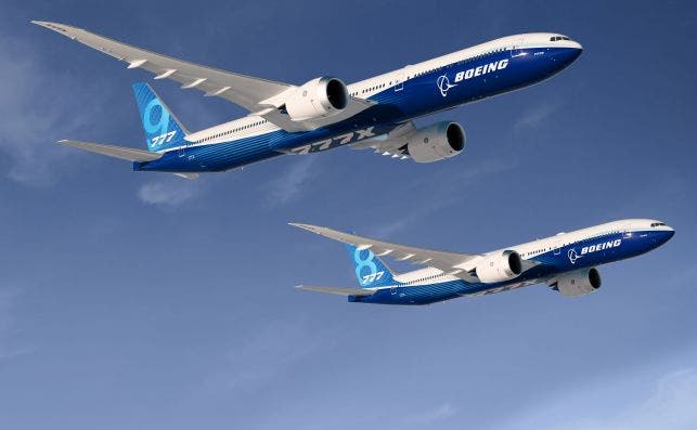 Para ver a los B777X en el aire habrÃ¡ que esperar hasta inicios de 2021...si hay suerte. Foto: Boeing.