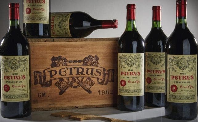 Botellas de Petrus   Foto Sotheby's