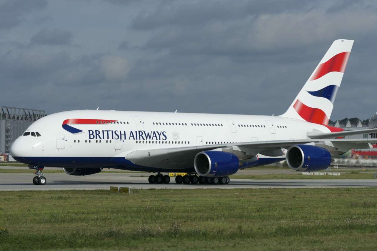 British Airways cuenta con 12 unidades del gigantesco A380.