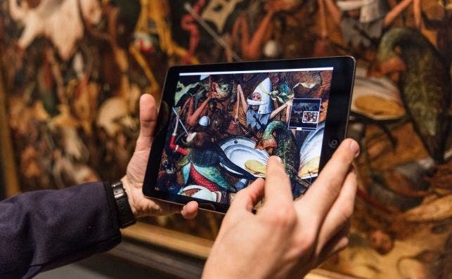 Los detalles de los cuadros de Bruegel se descubren con las nuevas tecnologÃ­as. Fotos: Visit Bruselas y Visit Flandes