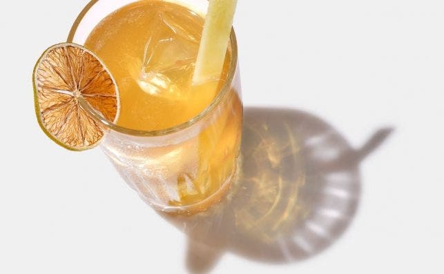 CÃ³ctel Hennessy Mango Basil Lemonade