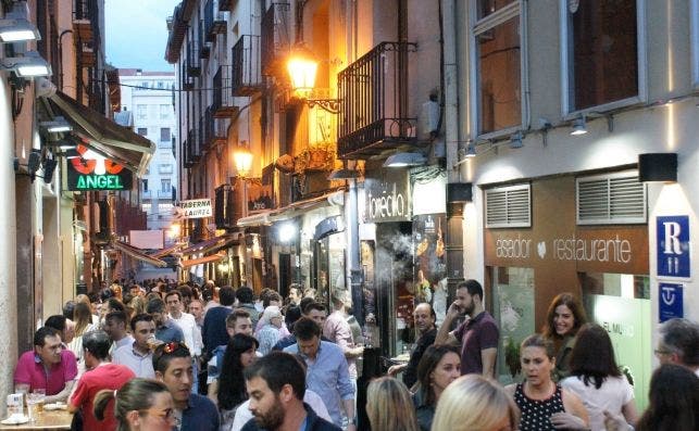 Calle Laurel, LogroÃ±o. Foto www.azcona.eu