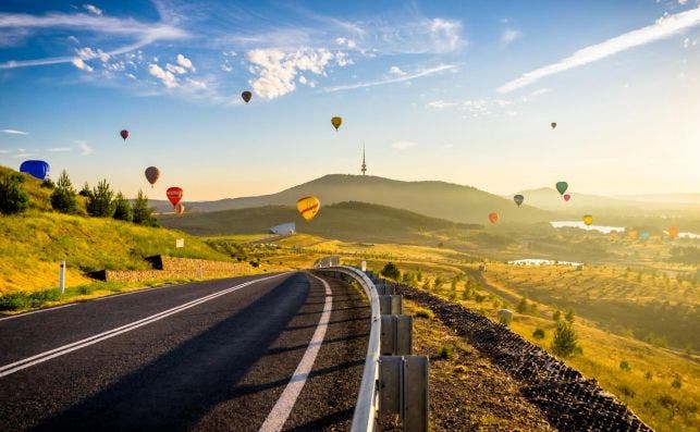 A pocos minutos de Canberra se despliegan numerosas opciones de deportes y actividades al aire libre. Foto: Turismo de Australia.