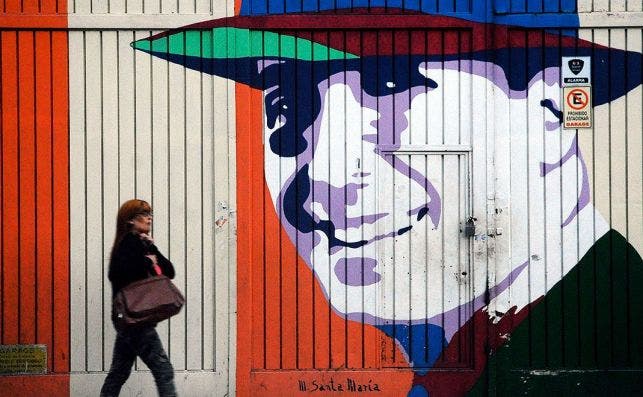 carlos gardel mural