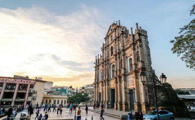 Fachada de la Catedral San Pablo. Foto: Turismo de Macao.