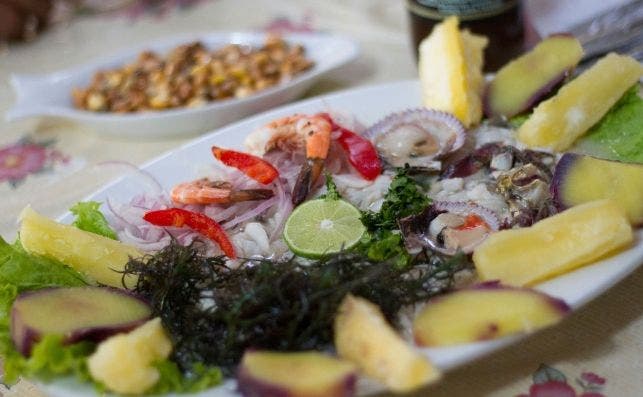 Ceviche local. Foto Turismo de PerÃº.