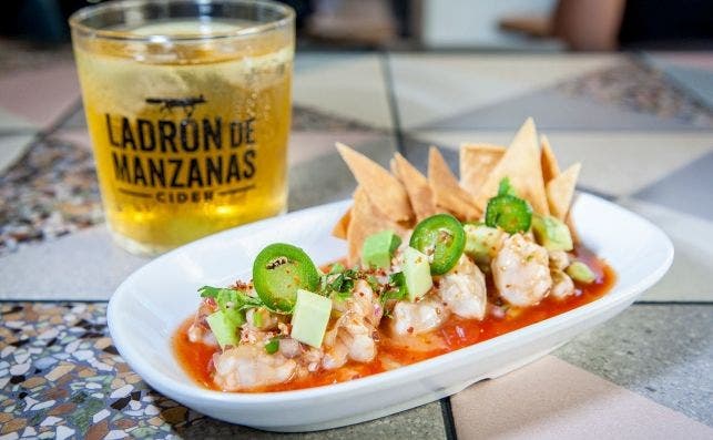 Ceviche, Mercado San Valero.