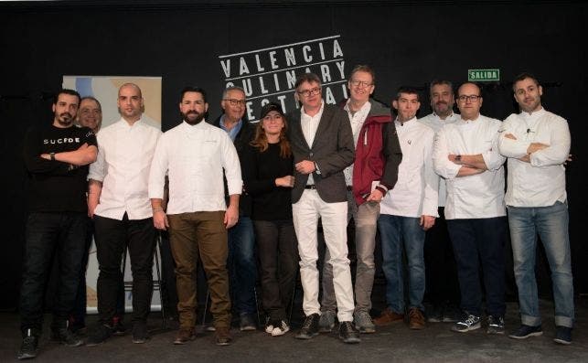 Chefs participantes en el tercer Valencia Culinary Festival.