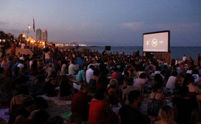 Cine playa 3 Foto Cinema Lliure a la Platja