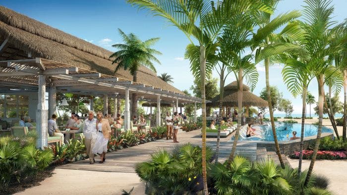 El espacio Coco Beach Club abrirÃ¡ sus puertas a fines de enero. Foto: Royal Caribbean.