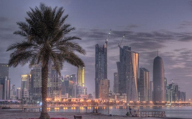 La cornisa de Doha se extiende por siete kilÃ³metros. Foto: Wikipedia.
