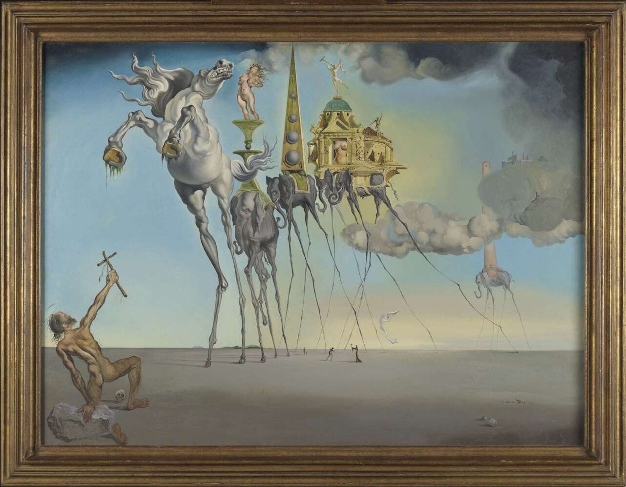 La tentaciÃ³n de San Antonio, DalÃ­. Foto: FundaciÃ³n Gala - Salvador DalÃ­.