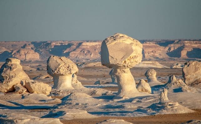 Desierto Blanco, Egipto. Foto Rumbo.es