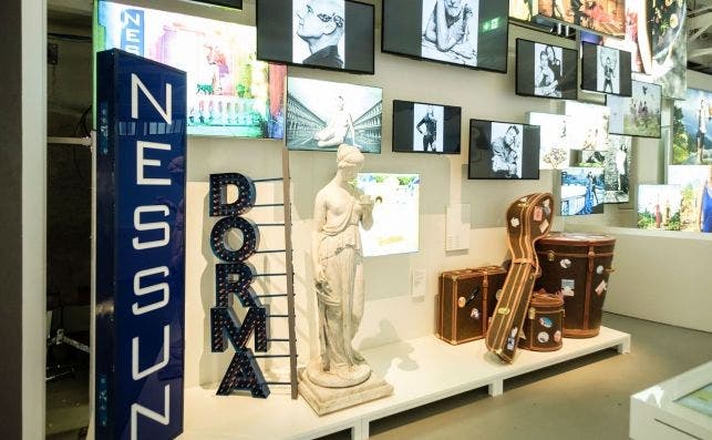 Detalle de la galerÃ­a L'Atelier, Museo Lavazza. Foto Andrea Guermani