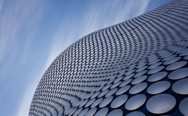 Detalle decorativo del moderno Bullring & Grand Central. Foto VisitBritain.