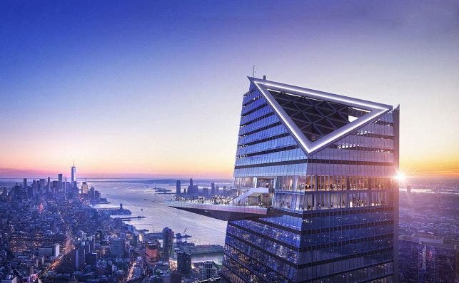 El mirador Edge se encuentra en Hudson Yards, el nuevo barrio de Manhattan. Foto: Related Oxford.