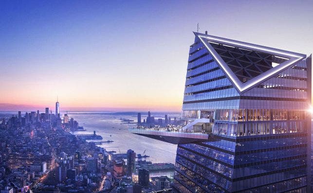 El mirador Edge se encuentra en Hudson Yards, el nuevo barrio de Manhattan. Foto: Related Oxford.