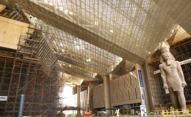 El nuevo Gran Museo Egipcio tendrÃ¡ 480.000 metros cuadrados, y se ubicarÃ¡ cerca de las pirÃ¡mides.