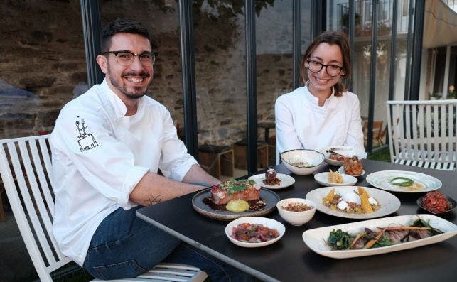 El chef Jorge Gago fue cocinero revelacioÌn en Galicia en 2017. Foto A Maceta