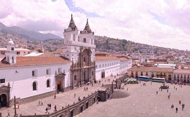 El monasterio de San Francisco. Foto Quito Turismo