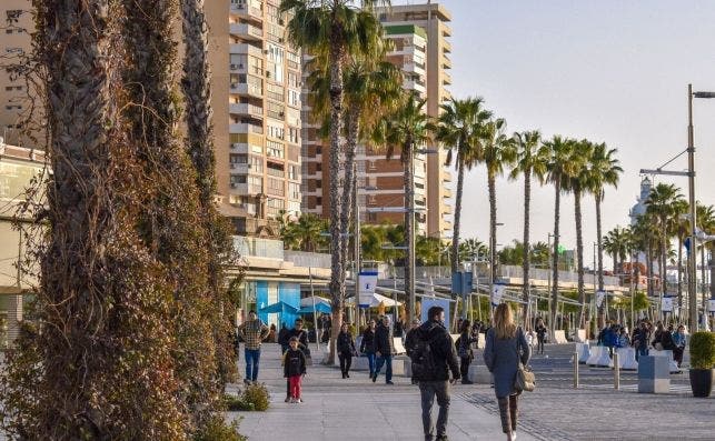 El Muelle Uno de Malaga. Foto Bo SaldaÃ±a.