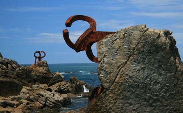 El Peine del Viento. Foto: Turismo San SebastiÃ¡n.