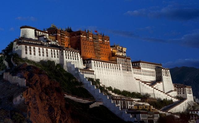 El Potala es la residencia del Dalai Lama en Lhasa. Foto Sergi Reboredo.