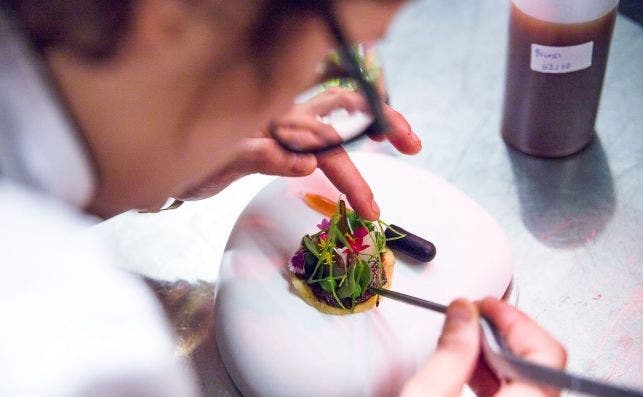 El preciosismo es una de las caracterÃ­sticas esenciales en los platos de Rakel.