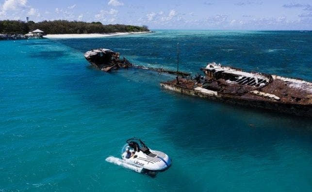 El primer taxi submarino compartido funcionarÃ¡ en Queensland. Foto Turismo y Eventos de Queensland.