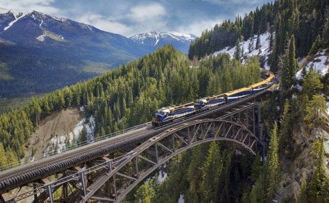 El tren es sinÃ³nimo de slow travel. Rocky Mountaineer.