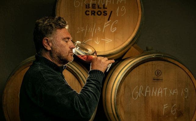 El viticultor Baltasar Vendrell. Foto: Jordi CatalÃ 