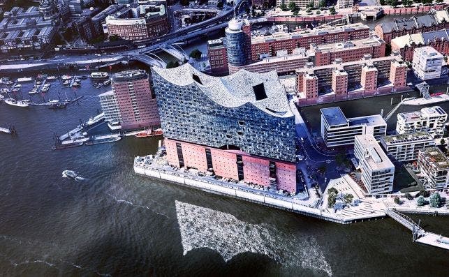 Elbphilharmonie. Foto Turismo de Hamburgo.