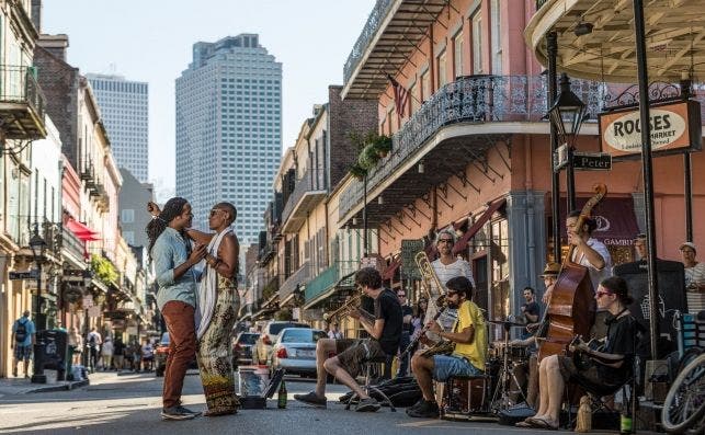 En las calles de la ciudad se respira la mÃºsica en cada rincÃ³n. Foto Zack Smith | NewOrleans.com.