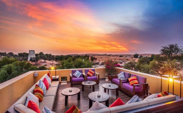 Esos atardeceres en el desierto. Foto The Ritz Carlton