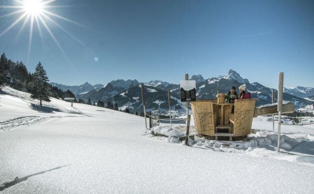 EsquiÌ Gstaad. Foto: Turismo de Suiza.