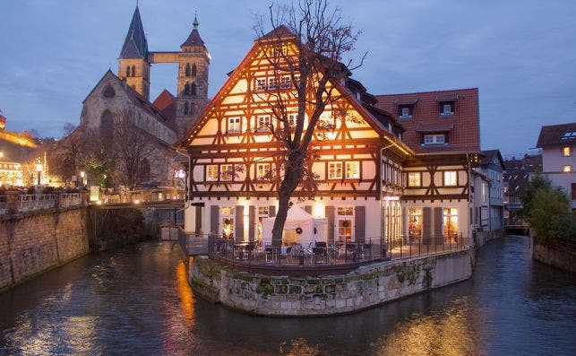 Las huellas medievales en la ciudad de Esslingen. Foto: Alfredo GarcÃ­a Reyes.