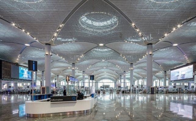El nuevo aeropuerto de Estambul gestionarÃ¡ 90 millones de pasajeros al aÃ±o.