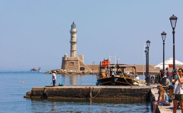 Faro de Chania. Foto Diego Herranz.