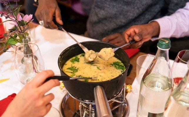 Fondue en Frau Gerolds Garten