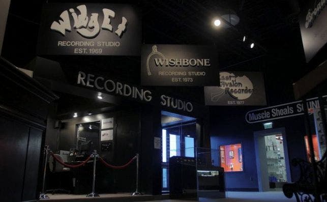 Estudio de grabaciÃ³n en el Alabama Music Hall of Fame