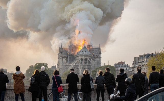 No solo el turismo: el fuego estuvo a punto de destruir Notre-Dame. Foto. WMF.