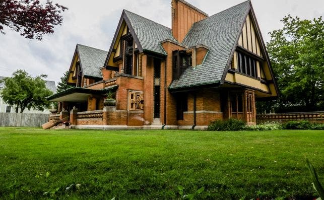 Frank Lloyd Wright en Oak Park. Foto EFE.