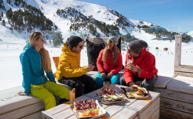 gastronomia en pistas