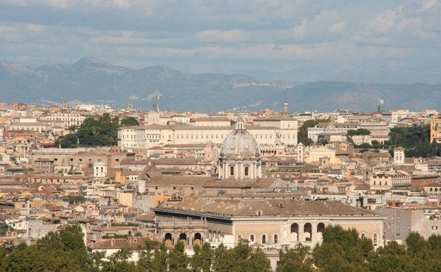 Vista de Roma desde el monte Gianicolo. Foto: Anders Fagerjord-Flickr